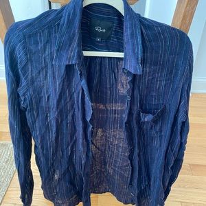 Rails linen button up